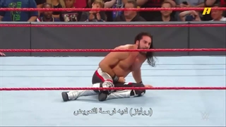 رولینز به شیوه‌ای فریبنده اورتن را شکست می‌دهد و لزنر را تهدید می‌کند