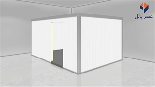 ساخت سردخانه کوچک با ساندویچ پانل دیواری