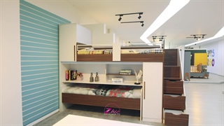 سرویس خواب دوطبقه آدریان | طراحی شیک و کاربردی برای اتاق نوجوان