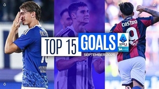 15 گل برتر و استثنایی سری آ در ماه سپتامبر 2025