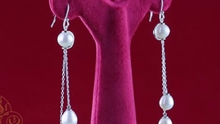 گوشواره نقره مروارید یسنا