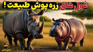 دو غول واقعی زمین : ظاهری با مزه اما مرگبار ترین موجود آفریقا