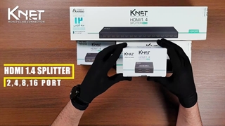 آنباکس اسپلیترهای HDMI کی نت مدل های K-S632 ، K-S634 ، K-S638 ، K-S6316