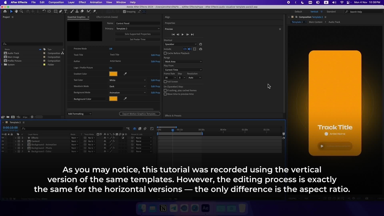 فیلم آموزش YouTube Audio Visualizer Template Pack - نماشا