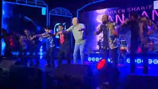 رقص محمد بحرانی در کنسرت امشب گروه لیان برج میلاد