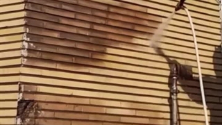 شستشوی نمای آجری 60 ساله!!!!!