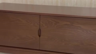 میز تلویزیون قهوه ای سوخته مدل رایان لوکس چین