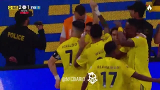 رقص عربی رونالدو پس از زدن گل پیروزی‌بخش النصر