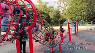 بازی های تور و طناب در پارک لاله