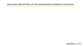 ۱۹ - نصب افزونه Cartweaver در Dreamweaver