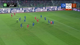 گل سوم پرسپولیس به استقلال خوزستان (محمدامین کاظمیان)