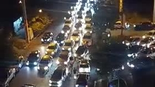 تصاویری ا زترافیک شب شیراز