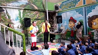 کریستیانو رونالدو در جشن مدرسه ایرانی