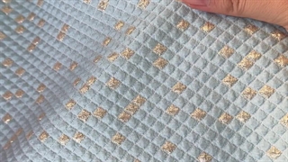 پارچه ژاکارد آبی نیلگون