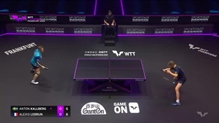 آنتون کالبرگ در مقابل الکسیس لبران | مرحله یک سی و دوم WTTFrankfurt 2025