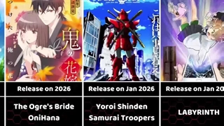 تمامی انیمه های 2026