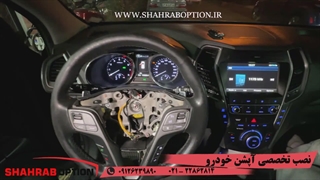 خدمات تخصصی خودروهای سانتافه نصب پدل شیفتر فابریک سانتافه نصب آپشنهای فابریک سانتافه