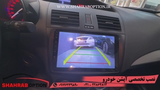 آپشنهای فابریک مزدا3نیو نصب مانیتور اندروید مزدا3نیو نصب دوربین دنده عقب مزدا3نیو