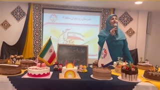 جشن روز دانش اموز در دبیرستان(دوره دوم) روشنگران منطقه 3