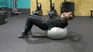 Crunch on Stability Ball