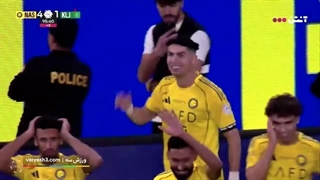 سوپر برگردان رونالدو مقابل الخلیج