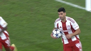 گل دوم المپیاکوس به رئال (مهدی)