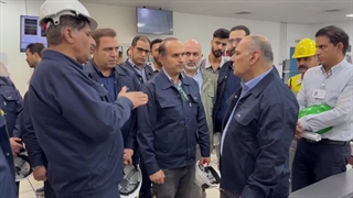 بازدید مدیرعامل از پروژه‌های در دست اقدام پالایش گاز هویزه خلیج‌فارس