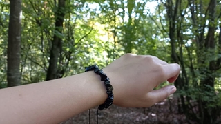 دستبند عقیق مشکی