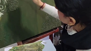 نمونه کار هنرجوی کلاس نقاشی با رنگ روغن مشهد