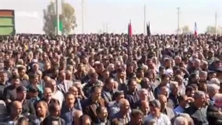 بهار کوار تشییع شهید دفاع مقدس علی اکبر پور زارع «بوجار» از کوار به قصر احمد