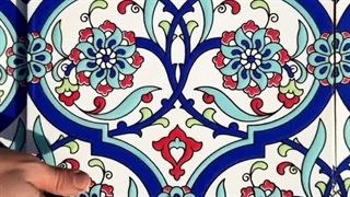 کاشی طرح دار با طرح سفارشی تولید شده توسط آرچی لرن