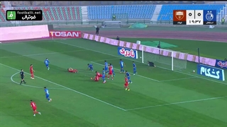 دومین موقعت گلزنی بلانکو مقابل استقلال که آدان مانع گل اول فولاد شد