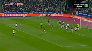 گل اول لیورپول به وستهام (الکساندر ایساک)