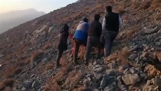 صحنه حادثه سقوط رضا امیرخانی نویسنده مشهور