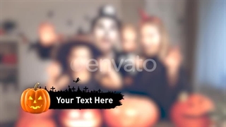 دانلود فوتیج ویدیو آلفا زیرنویس با تم هالووین Halloween Lower Third Alpha