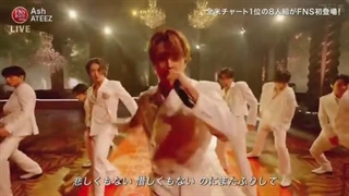 اجرای ایتیز با آهنگ ASH در فستیوال FNS kayosia ژاپن