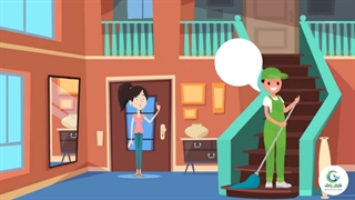 نظافت راه پله (مشاعات) شرکت خدماتی کیان پاک