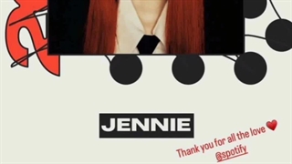 آپدیت استوری اینستاگرام | جنی  "برای تمامی عشقی که بهم دادین ممنونم @.spotify" ‏"@.spotifykr