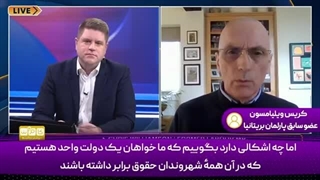 14040915: وقتی مجری انگلیسی در مقابل کارشناس حامی فلسطین راهی جز قطع پخش زنده ندارد!