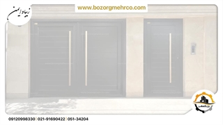 انواع درب حیاط