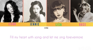 کاور Blackpink بلک پینک از آهنگ Fly me to the moon هوش مصنوعی