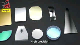 تولید فیلتر نوار باریک عبور آبی با جذب نوری 3 OD در طول موج 450 نانومتر بر روی شیشه اپتیکی