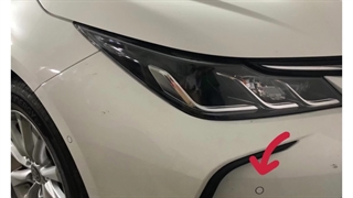 نصب سنسور جلو تویوتا لوین