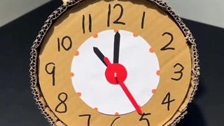 کاردستی ساعت رومیزی