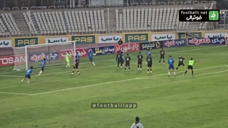 گل اول نساجی مازندران به هوادار (پوریا رضازاده دقیقه 90)