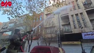 حریق سینمای قدیمی ایران در خیابان لاله زار+