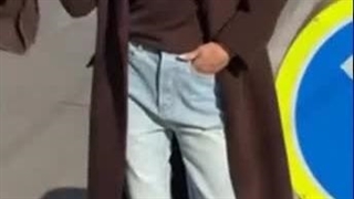 شلوار اسکینی با بود بلند