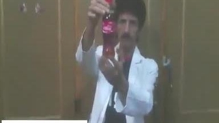 تبدیل نوشابه به آب-اجرا