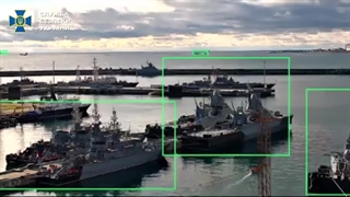 لحظه انهدام زیردریایی روسیه توسط پهپاد زیرآبی اوکراین