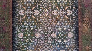 فرش 1200 شانه ضخیم تراکم 3600 کد E134002 وینتیج سبز فرش متحد آسیا - اقساط تا سال 1410